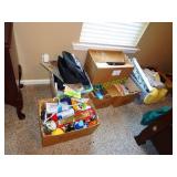 Large assortment of items in group