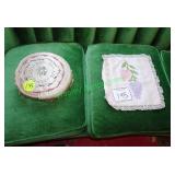 Silk pillow & knitted fabric