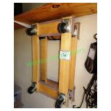 Two 4 wheel dollys & bungee truck net