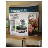 Farberware 3 crock round slow cooker