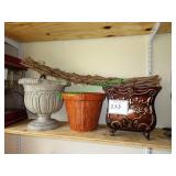 Three planters in group