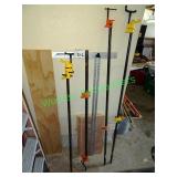 Swanson T square & pipe clamps in group