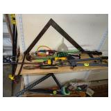 Assorted hand tools in group