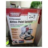 Krause & Becker 5/8HP airless paint sprayer