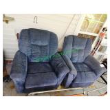 Two La-Z-Boy rocking recliners