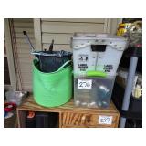 Contents of wood shop cabinet - see pictures