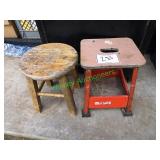 2 small stools