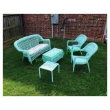 Blue wick outdoor patio furniture