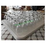 Stemmed glassware in group - 45 pcs.