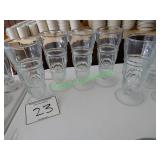 Soda fountain glassware – triple decker