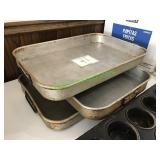Deep dish baking trays – 3 in group