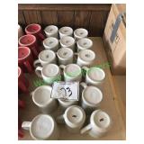 Assorted coffee mugs in group – 18 pieces