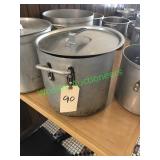 12 inch commercial cook pot with lid