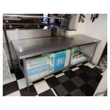 8’ X 30” commercial stainless steel table