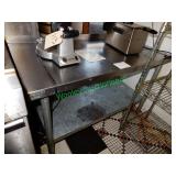 4’ x 2’ commercial stainless steel table