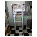 Sheet pan rack On wheels