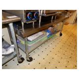 6’ x 30” stainless steel commercial table on
