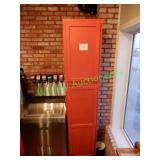 Orange upper right cabinet – 7’ x 1’