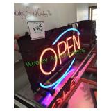 Neon open sign