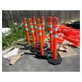 Orange Job Site Barriers 65+/-