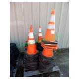 70+/- Orange Cones on Pallet