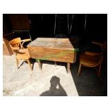 Solid Wood Drop Leaf Table