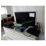 HP LV2311 Monitor & Security System Components