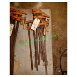 6 Wood Workding Clamps in Group