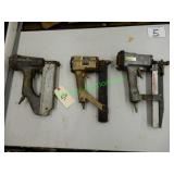 3 Assorted Pneumatic Finish Nailers - In Group