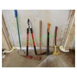 Assortment of Yard Tools  ADD DISC