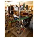 Metal Product Rack - On Wheels