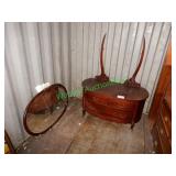 Antique Vanity W/ Mirror