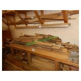 Assorted Scrap Wood and Furniture Parts and Pieces