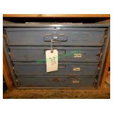 4 Drawer Slide Out Bolt Bins w/ Contents