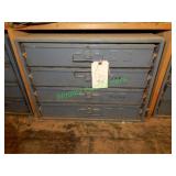 4 Drawer Slide Out Bolt Bins w/ Contents