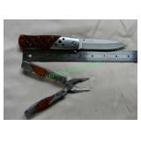 9" Ridge Runner Folding Blade W/ Multi Tool