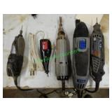 4 Assorted Dremmel Tools