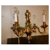 Metal Chandelier 4- Bulb