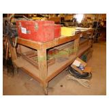 Custom Build Wood Shop Table w/ Wilton Vice