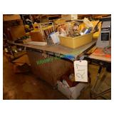 Shop Built Work Table On Wheels