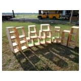 Wood Cubbies - Assorted Sizes