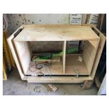 Unfinished Kitchen Counter Base w/ Elec. Motor