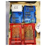 2 Ryobi & Milwaukee Drill Bit Sets