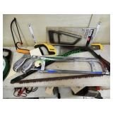 6 Assorted Saws in Group