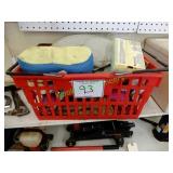 Assortment of New & Used Work Gloves & Shop Towels