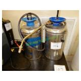 Two - 2 Gallon Chapin Tank Sprayers