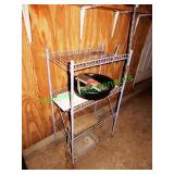 Purple Wire Rack & Contents