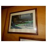 26" x 20" "Winters Worth of Wood" by Mike Miller