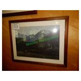 26" x 20" "When Men Were Mountains by"  Mike Mille