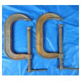 Adjustable 6" C-Clamps (2)